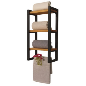 Repisa flotante para baño estilo industrial