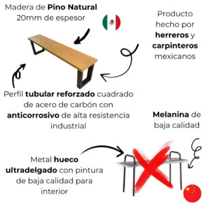 Banca Para Jardin Grande Estilo Industrial 2 Banca Para Jardin Grande Estilo Industrial 2