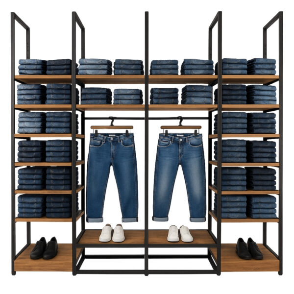 Exhibidor De Ropa Estilo Industrial