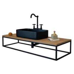 Porta Lavabo Rectangular Estilo Industrial